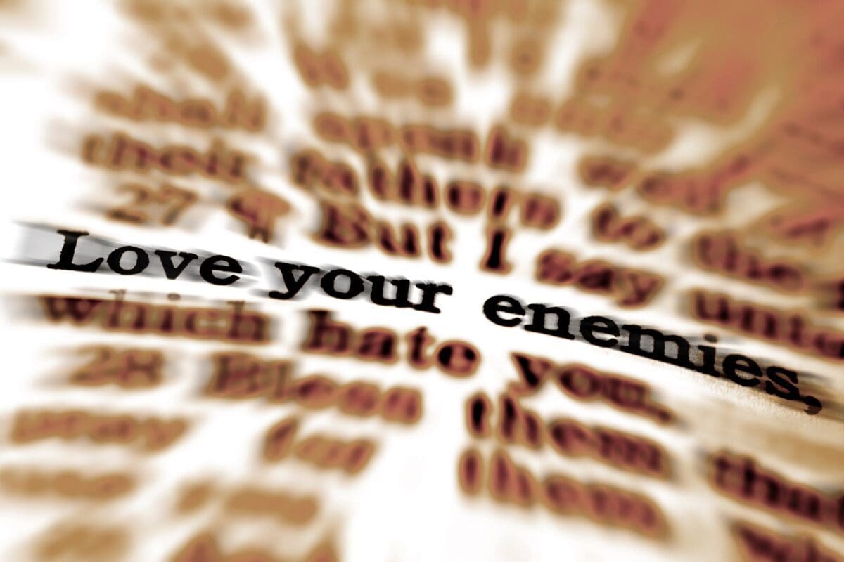 Picture of the words Love Your Enemies