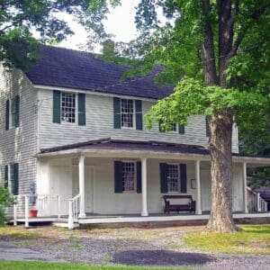 historic meeting house located on a 5.4-acre (2.2 ha) parcel of land at the junction of Quaker Avenue (Orange County 107) and US 9W in Cornwall, New York