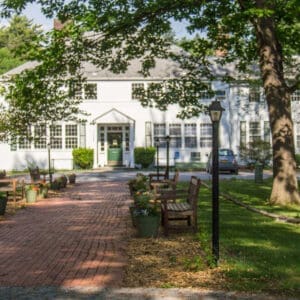 A view of Oakwood Friends School where New York Yearly Meeting Summer Sessions 2025 will be held